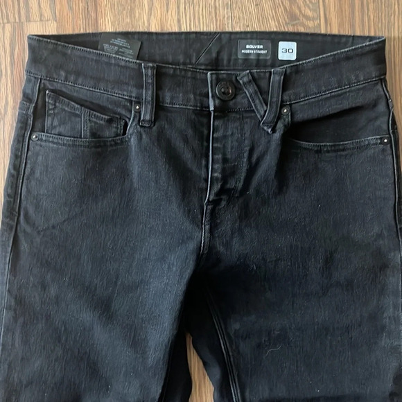 VOLCOM | Black Solver modern straight jeans - Picture 2 of 8